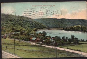 Pennsylvania OIL CITY Allegany River - pm1910 at Oil City - Divided Back