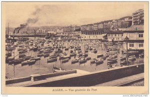 ALGER.- Vue generale du Port , 10-30s