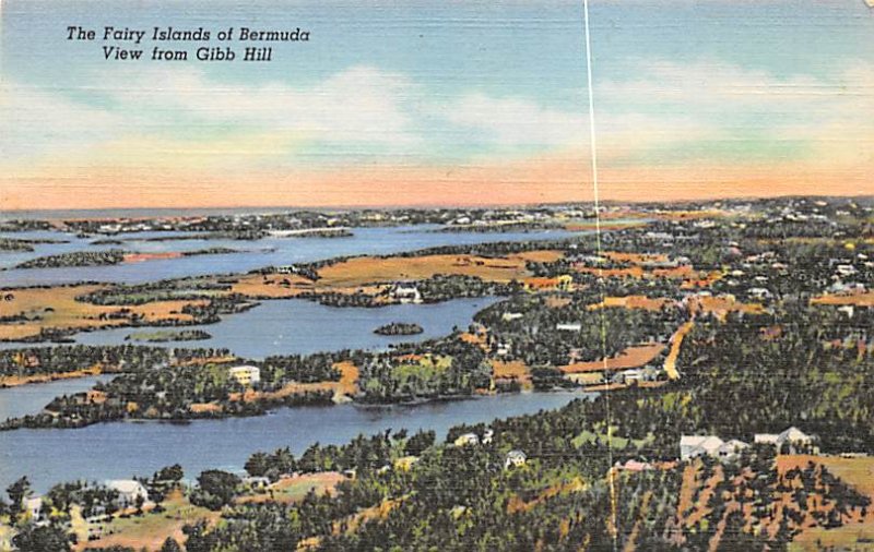 The Fairy Islands, View from Gibb Hill Bermuda Unused 