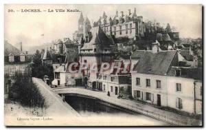 Postcard Loches Old Town High