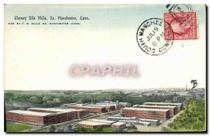 Postcard Old Silk Mills Chency Manchester Conn