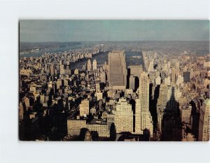 Postcard New York City As Seen From The Empire State Building Observatory, N. Y.