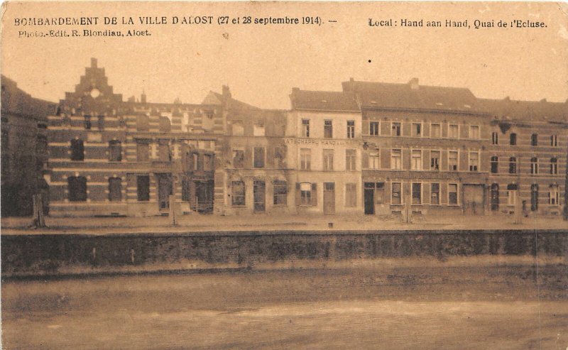 us7363 bombardament de la ville d alost Aalst belgium