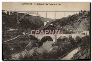 Old Postcard L & # 39Auvergne Garabit Viaduct and the Bridge