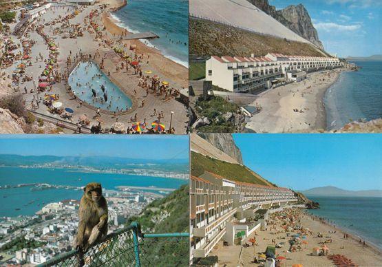 Gibraltar Camp Sandy Bay Rock Ape 4x Postcard s