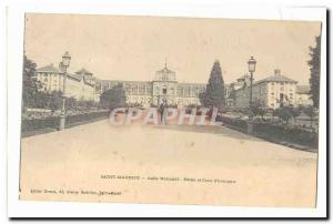 Saint Maurice Postcard Old National Asylum Dome and courd & # 39honneur