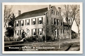 BARDSTOWN KY WICKLAND HOME OF THREE GOVERNORS VINTAGE REAL PHOTO POSTCARD RPPC