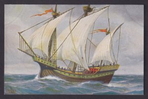 Vinatge postcard GERMANY Marine-Galerie Nr.96 - Dutch cog