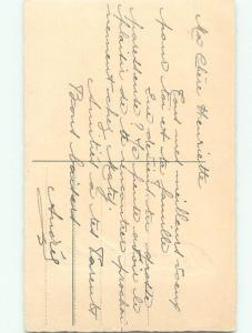 Very Old Foreign Postcard BEAUTIFUL FLOWERS SCENE AA4547