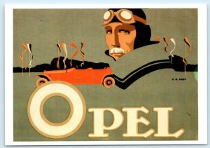 Repro AUTOMOBILE Advertising 1915 OPEL Artist Hans Rudi Erdt 4x6 Postcard