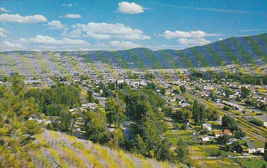 Canada Aerial View Merritt British Columbia