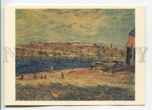 480686 1979 Alfred Sisley river bank Saint-Mammes,publishing house Fine Arts