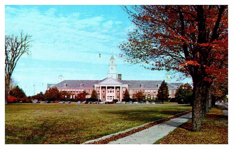 Postcard SCHOOL SCENE Rochester New Hampshire NH AT2887