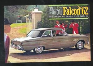 1962 FORD FALCON CAR DEALER ADVERTISING POSTCARD '62 FORD