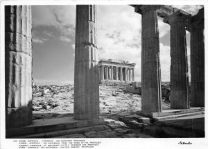 Lot345 from propylaeu  athens acropolis the parthenon real photo greece