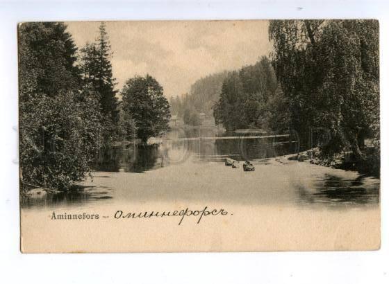 172922 FINLAND Aminnefors Vintage postcard