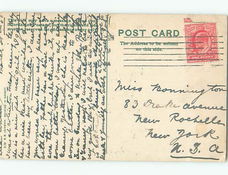 Pre-Linen CUTE GIRL UNDER MISTLETOE WITH BOY k7308