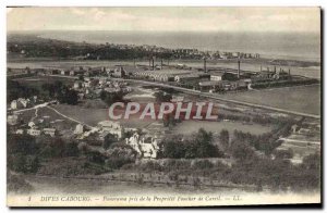 Old Postcard Dives Cabourg Panorama taken from the property of Foucher Careil