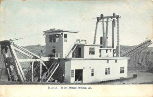 El Oro Dredger, Oroville, CA Gold Dredge 1911 Browns Valley, CA Vintage Postcard