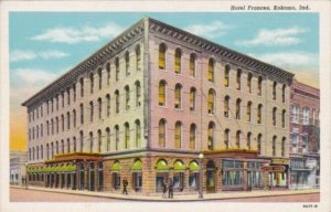 Indiana Kokomo Hotel Frances Curteich