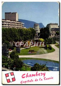 Postcard Modern Capital Chambery Savoie