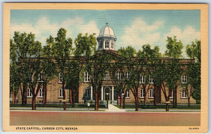 1937 Carson City, NV Nevada Capitol Neoclassical Italianate Joseph Gosling A251