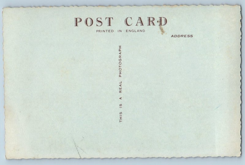 Essex England Postcard Frinton on Sea Multiview c1930's Vintage RPPC Photo