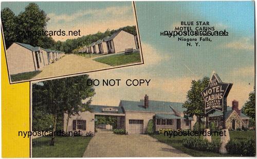 Blue Star Motel Cabins Niagara Falls Ny Hippostcard