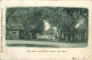 1912 Main Street, Hillsboro NM - Eva C Disinger Jewelry Advertising Postcard