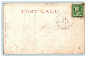 1905 Man of White Mountains New Hampshire NH Woodsville Posted Postcard 