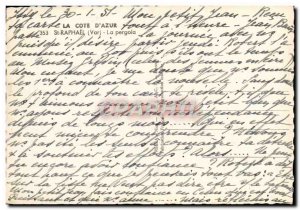 Modern Postcard St Raphael The pergola