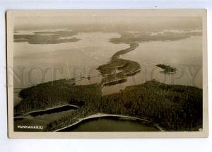 223374 FINLAND Punkaharju island off plane Vintage photo