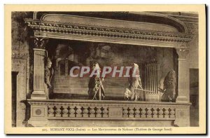 Old Postcard Theater Indre Nohant-Vic Nohant puppet George Sand