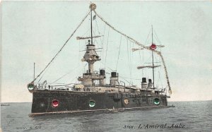 Lot255 l amiral aube French cruiser ship boat france navy war army