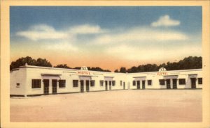 Sheridan Wyoming XL Motel Big Horn Mountains c1930-50s Vintage Postcard