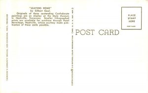 Leaving Home by Gilbert Gaul Civil War Postcard