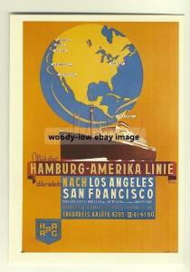 ad2123 - Hamburg Amerika Line - modern poster advert postcard