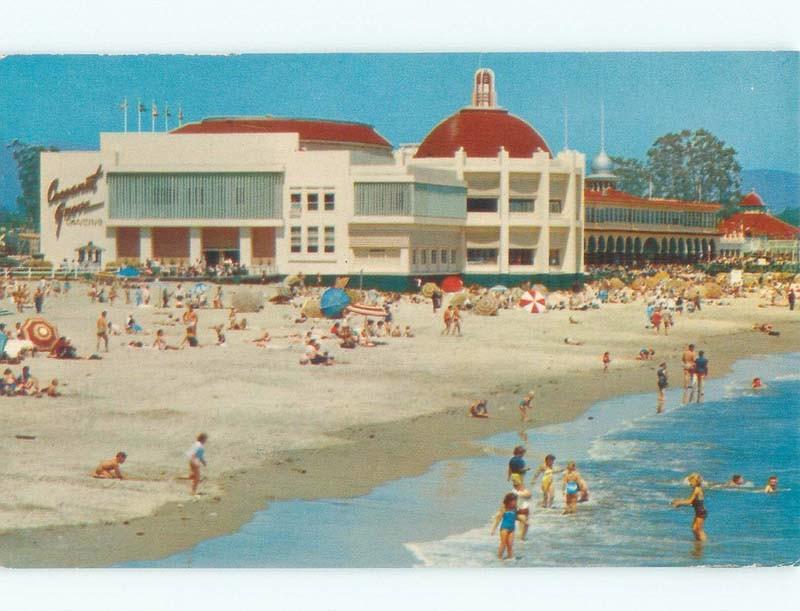 Unused Pre-1980 CASINO BUILDING AT BEACH Santa Cruz California CA d6898