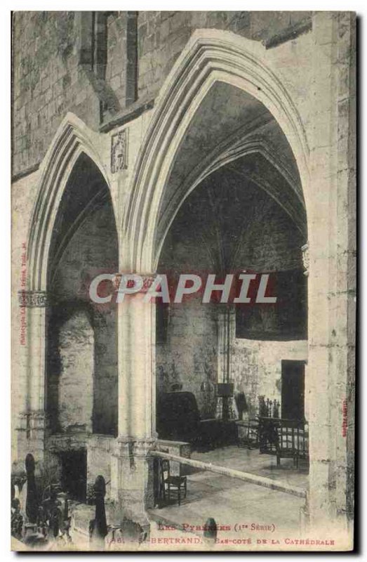 Old Postcard The Netherlands Pyreness St Bertrand Cote de la Cathedrale