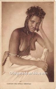 Costumi Dell'Africa Orientale African Nude Unused 