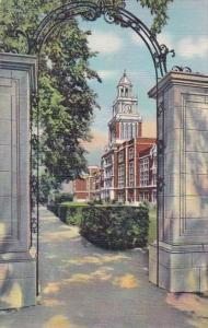 Colorado Denver Vista Of East High School Through A Gateway To City Park Espl...