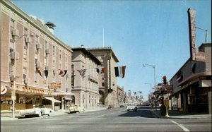 Pueblo Colorado CO Main St. 1950s-60s Postcard