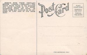 Chicago Illinois~Stock Yards Bird's Eye View~Overlooking Pens~c1910 Postcard