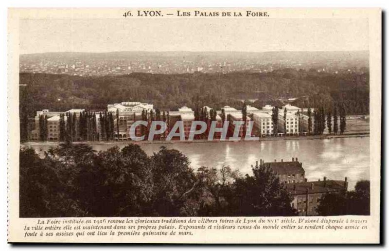 Lyon - The Palace of the Fair - Old Postcard