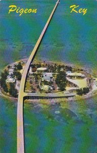 Florida Pigeon Key Aerial View Of The Fabulous Seven Mile Bridge With Pigeon ...