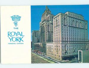 Unused Pre-1980 ROYAL YORK HOTEL Toronto Ontario ON B0607