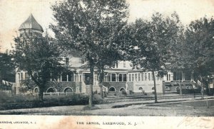 Vintage Postcard 1907 The Lenox House Historic Landmark Lakewood New Jersey NJ