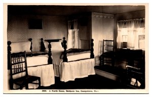 RPPC Baldpate Inn, A North Room, Now Addiction Hospital, Georgetown, MA Postcard