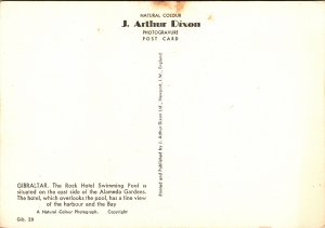 Postcard Gibraltar Rock Hotel Swimming Pool