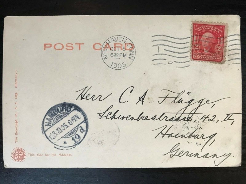 Vintage Postcard 1905 Battell Chapel, Yale U., New Haven, Connecticut (CT)